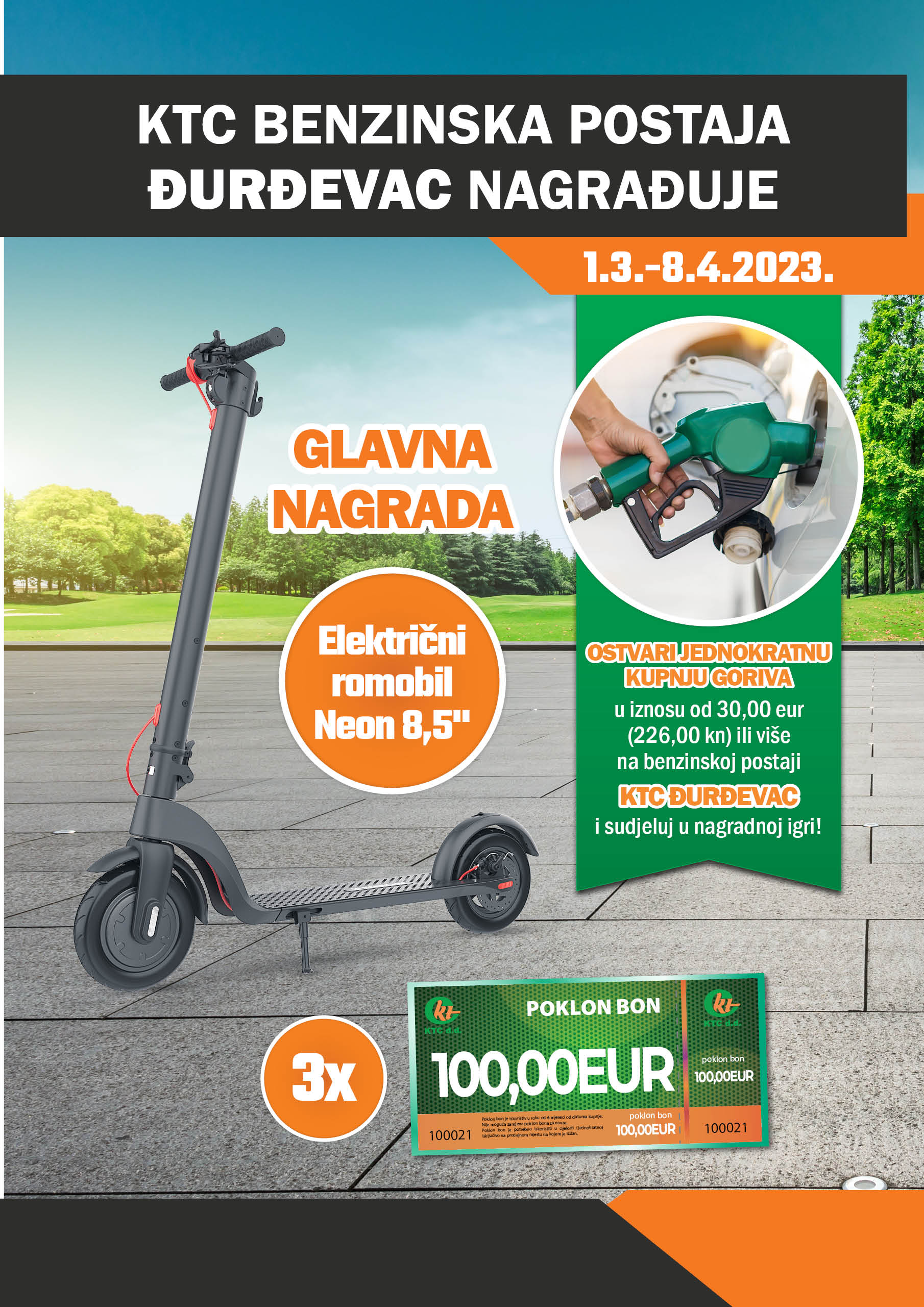 Nagradna igra KTC benzinska Đurđevac nagrađuje